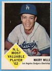 1963 Fleer #43 Maury Wills EX-EXMINT MARKED Los Angeles Dodgers ROOKIE RC A4272