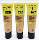 3 Pack Maybelline Fit Me Tinted Moisturizer Makeup YOU CHOOSE