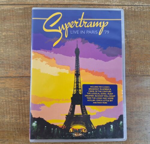 Supertramp - Live in Paris '79 (DVD, 2012) NTSC Format ~ DAMAGED CASE