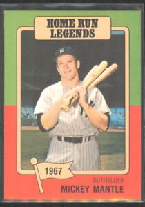 1986 Big League Chew Home Run Legends Mickey Mantle New York Yankees #6