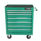 7 DRAWERS MULTIFUNCTIONAL TOOL CART WITH WHEELS-GREEN