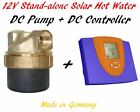 Off-grid Stand-alone Solar Hot Water 12V DC Solar Controller 12V DC Pump