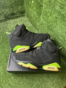 Nike Air Jordan 6 Retro Electric Green 2021 size 13 CT8529-003 OG V Black
