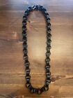 Iris Apfel Small Resin Chain Link Necklace (black)