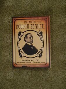 The Official Houdini Seance 2012 Souvenir Program, FREE US postage