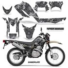 Dirt Bike Decal Graphic Kit MX Sticker Wrap For Yamaha XT250X 06-18 CamoP-Black