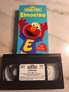 New ListingElmocize VHS 1996 Elmo Kids Video Sesame Street Exercise Workout Movie Film