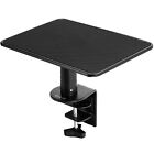 VIVO Black Universal Clamp-on Ergonomic Computer Monitor Laptop Riser Desk Stand
