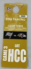 NFL 2006 09/10 Baltimore Ravens at Tampa Bay Buccaneers Parking Pass