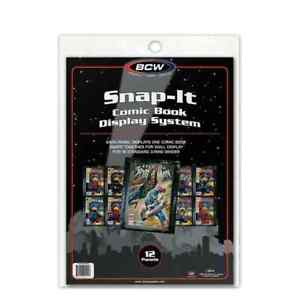 BCW Comic Book Display Snap Together Panel System (36 pack) Fits 3 Ring Binder
