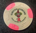 Vintage CIRCUS CIRCUS Hotel Casino $1  Las Vegas, NV Casino Gaming Chip