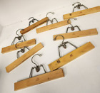 Vintage wooden clip hangers lot of 8 Setwell - 1/24/24#146