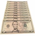 NEW Uncirculated $5 (Five) Dollar Bill Note  USD BEP 2017a Lot Is For 1 Crisp $5