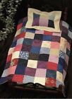 Scrappy Patchwork Doll Quilt *Made For American Girl Dolls 18” Vintage-style NEW