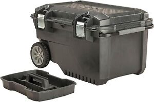 Rolling Tool Box, with Wheels, Plastic, Lockable, 8.94