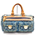 Louis Vuitton LV Hand Bag M95019 Neo Speedy30 Blue Monogram Denim 1373901