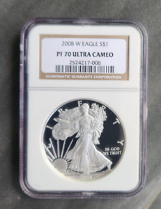 New Listing2008 w silver proof American eagle NGC PF 70 Ultra Cameo
