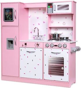 Lil' Jumbl Toddler Kitchen Playset, Kids Play Kitchen with Sprinkles Design