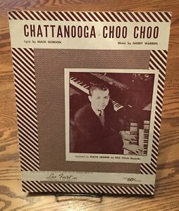 Rare/Vintage Sheet Music “Chatanooga Choo Choo” Floyd Cramer (Early 1960’s) EXC!