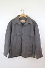 Vintage Filson Cap Coat Mackinaw Cruiser Wool Grey Large 95 Hunting Jacket