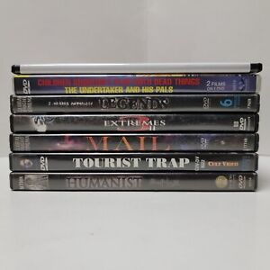 7 DVD Lot Cult Horror B-Movies Grindhouse Sleaze RARE, Mail Tourist Trap Legends