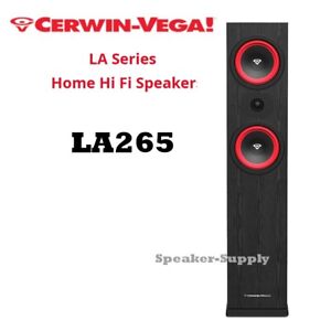 New ListingCerwin Vega LA265 3-Way Tower Speaker Black LA Series