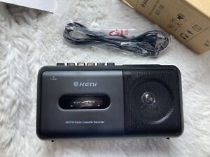 Portable Cassette Player Boombox AM/FM Radio Stereo Cassette Tape Recorder