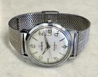 SWISS Vintage 1960s Men’s HELBROS Invicable Hand Wind w/Date RUNNING