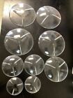 Lot of 9 Fisher Scientific Disk Speedyvap Glass