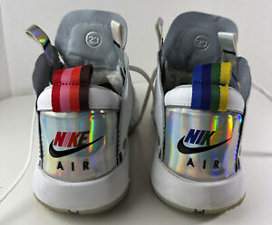 Air Jordan 34 Unite Sneakers Nike AR3240-101 Shoes White Iridescent Mens Size 14