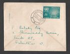 India 2a United Nations Day cover 1954 used to Calcutta