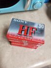 New ListingLot of 6 Sony HF 90 Min High Fidelity Blank Audio Cassette Tapes New Sealed