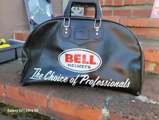 Vintage 1960s BELL Helmets Racing Motorcycle Helmet Travel Garment Bag Magnum TX
