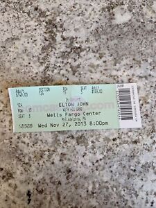 Elton John Ticket Stub 11/27/2013
