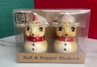 Reindeer Christmas Salt & Pepper Shaker Set Vintage Retro Johanna Parker NIB