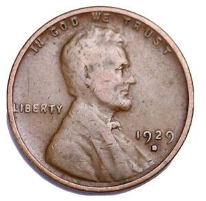 1929-D Lincoln Wheat Cent “Best Value on eBay “ Free S&H W/Tracking
