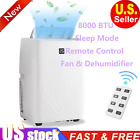8000 BTU Portable Air Conditioner W/Remote Control&Fan for room up to 300 Sq Ft