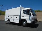 MITSUBISHI FUSO FR140 TURBO DIESEL 12 FT ENCLOSED UTILITY SERVICE BODY TRUCK