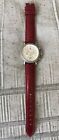 Michele CSX with Diamonds (box/papers Including)/w/red Leather Band