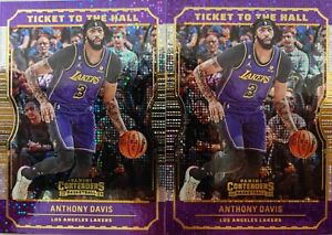 2022-23 Contenders Anthony Davis Ticket to the Hall #11 (2 LOTS) (FREE SHIPPING)