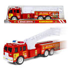 Light Up Fire Engine Rescue Truck with Firefighter Utility Bucket
