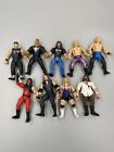 Lot of 9 WWE Wrestling Figures for Parts Repair or Customization Rock Triple H