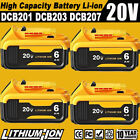 For DeWalt 20V 20 Volt Max 5.0/6.0AH Lithium Ion Battery DCB206 Replacement