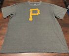 MLB Pittsburgh Pirates Grey Short Sleeve T-Shirt Men’s Size 3XL