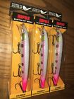 RAPALA SCATTER RAP HUSKY 13's=3 LOLLIPOP COLORED FISHING LURES=SPECIAL PRICE
