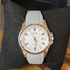 CITIZEN Eco-Drive Grey Silicone Rose Gold Women's Watch - FE6137-08A Retail $200