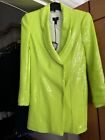 River Island Vibrant Green Sequin Blazer, Dress Size Uk8, RRP£95