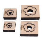4Pcs Leather Cutting Mould Flower Pattern Accurate Cutting Leather Punching Die