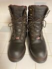 CHIPPEWA HANDCRAFTED LACE UP STEEL TOE WORK WATERPROOF BOOTS 10.5 3E VINTAGE USA