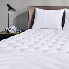 Thick Queen Size Mattres Pad Cover Pillow Top Topper Padded Bed Cooling 60x80 